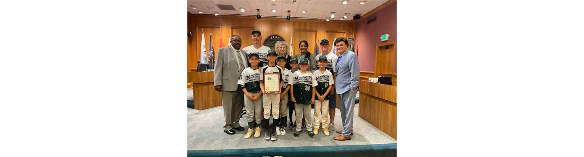 City of Monrovia Awards MYBL